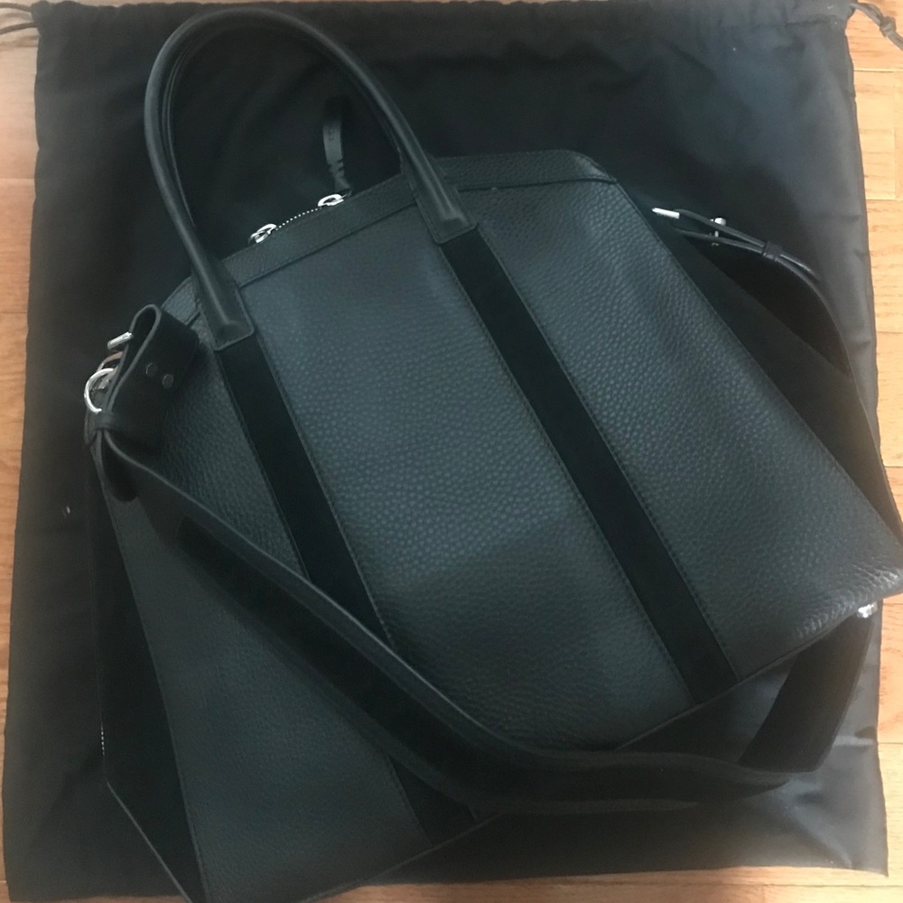 MACKAGE PEBBLED LEATHER BAG
